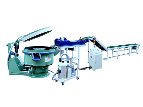 Automatic vibration grinding production line